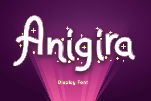 Anigira: A Delicate Display Font