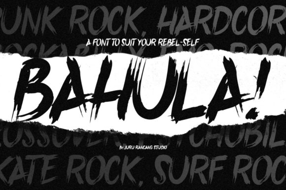 Bahula: A Rebellious Typeface for Bold Editorial Design