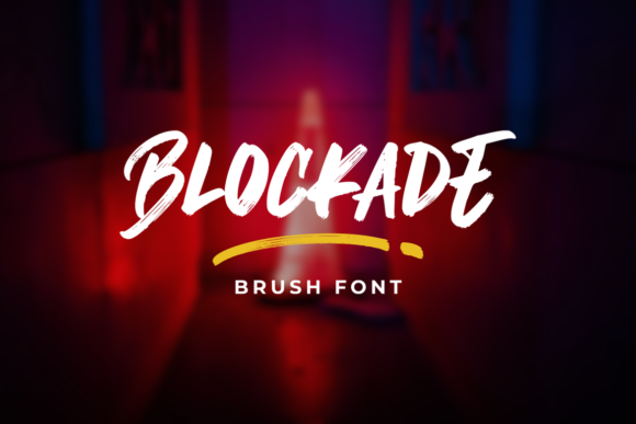 Blockade Font for Creative Makers
