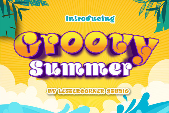Bringing Groovy Summer Font to Life in Handmade Creations