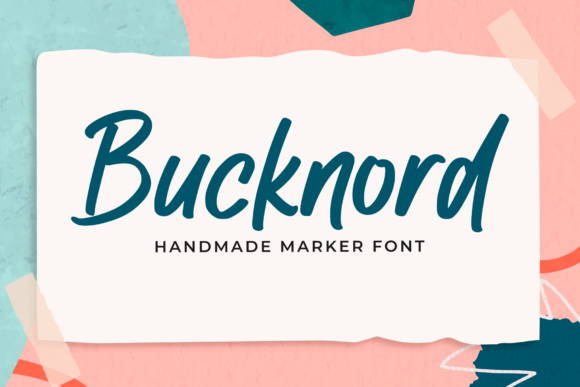 Bucknord Font: A Playful Display Typeface for Bold Branding
