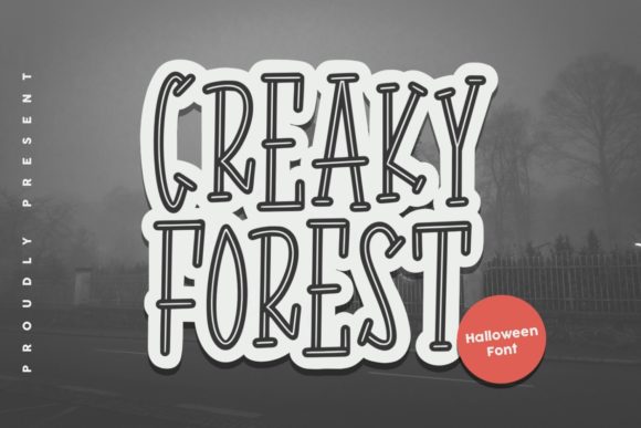 Creaky Forest Font for Spooky and Stylish Editorial Design