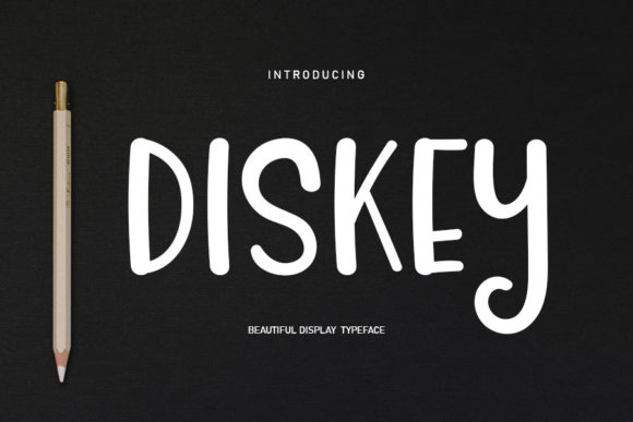 Diskey Font: A Handwritten Typeface for Business Branding