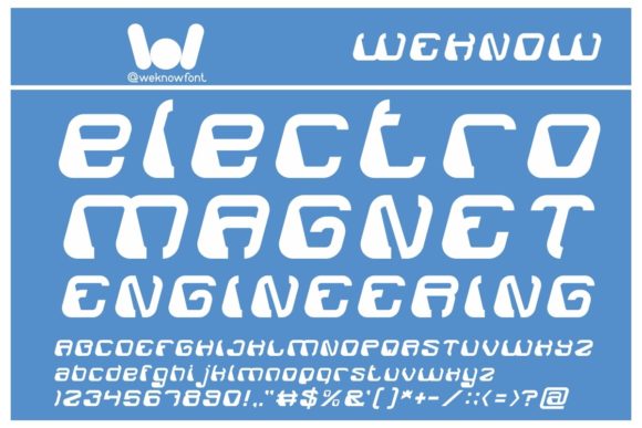 Electro Magnet Font Review