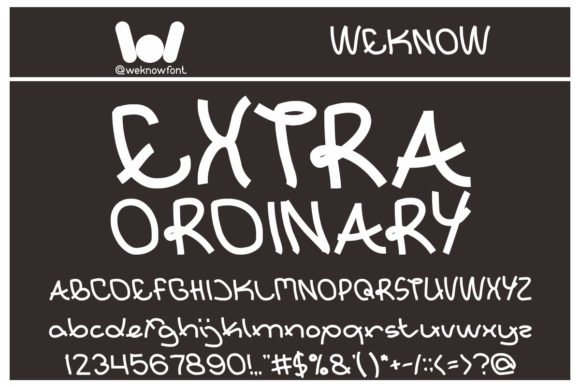 Extraordinary Display Font for Editorial Design