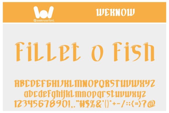 Fillet O Fish Font for Bold Campaign Headlines
