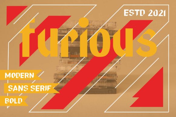 Furious Font: Bold and Modern