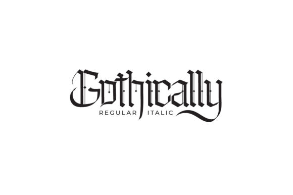 Gothically Vintage Font for Branding and Creative Design