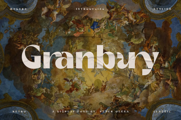 Granbury Font Review: A Bold Display Typeface for Creative Publishing