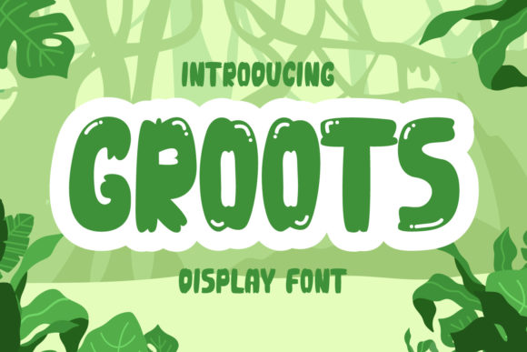 Groots Display Font for Creative Makers