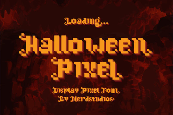 Halloween Pixel Font for Spooky and Stylish Creations