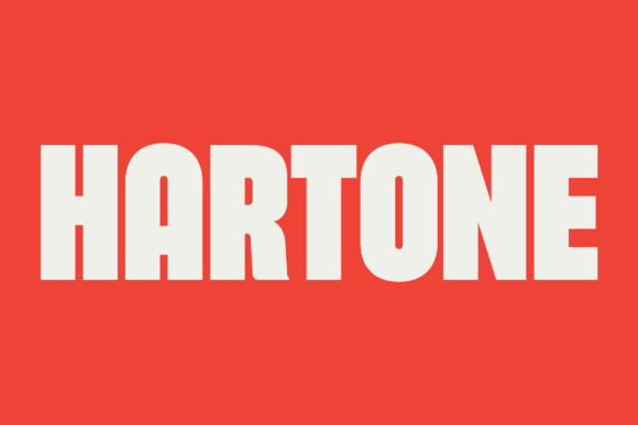 Hartone Display Font for Bold Web Typography