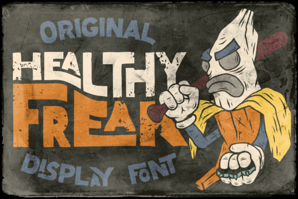 Healthy Freak Font for Business Branding and Design