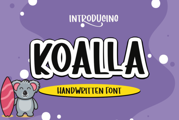Koalla Font: Playful Display for Branding