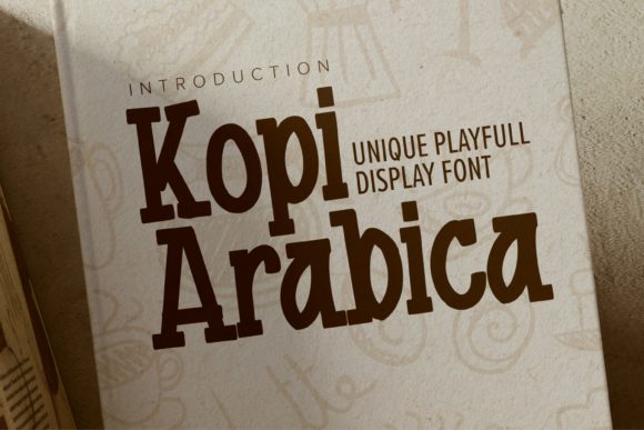 Kopi Arabica Display Font for Web Design