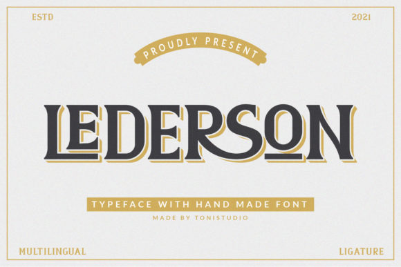 Lederson Font: A Bold Choice for Branding and Display Typography
