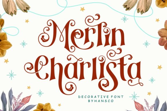 Merlin Charlista: A Decorative Font for Creative Branding Projects