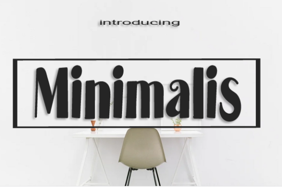 Minimalis: A Modern Display Font for Bold Branding