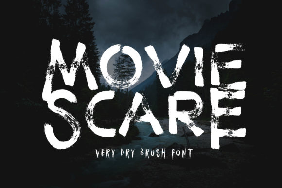 Movie Scare Font: A Spine-Chilling Display Typeface for Creepy Designs