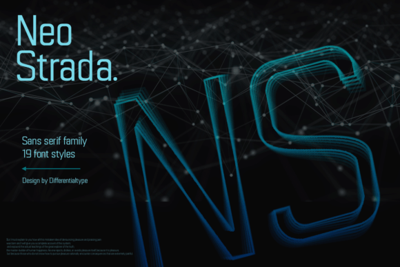 Neo Strada: A Modern Display Font for Editorial Design