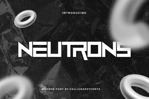 Neutrons Font: A Display Typeface for Editorial Impact