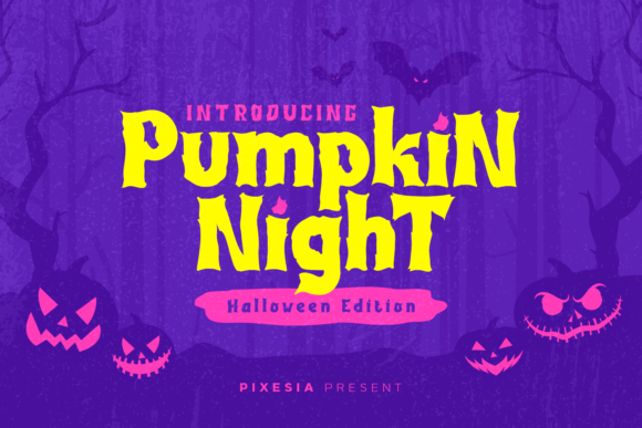Pumpkin Night Font for Business Branding