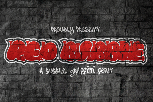 Red Bubble Font for a Polished Brand Identity