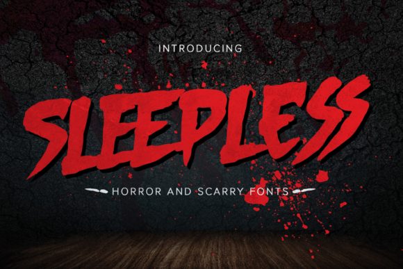 Sleepless Font for Bold Editorial Typography