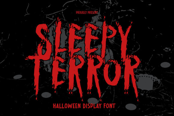 Sleepy Terror Font for Spooky Branding and Display Projects