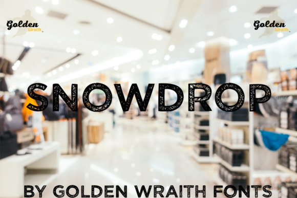 Snowdrop Display Font for Creative Projects