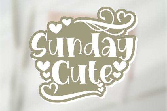 Sunday Cute: A Playful Display Font for Creative Projects