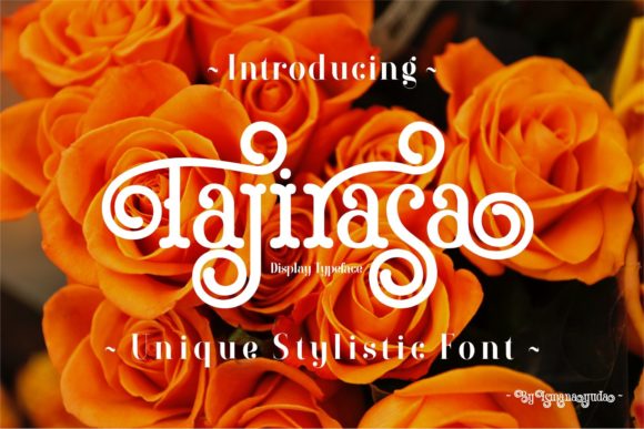 Tajirasa Font for Makers and Designers