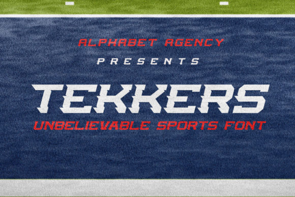 Tekkers Font: Bold Typography for Display Web Design