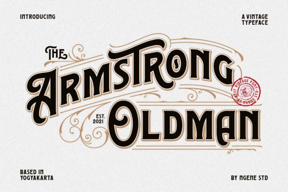 The Armstrong Oldman Font for Vintage-Inspired Branding