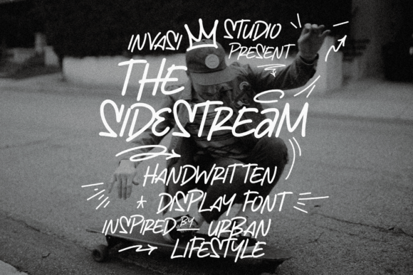 The Sidestream: A Bold Display Font for Street-Style Designs
