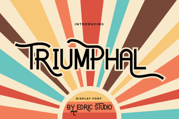 Triumphal Font: A Bold Typeface for Creative Makers
