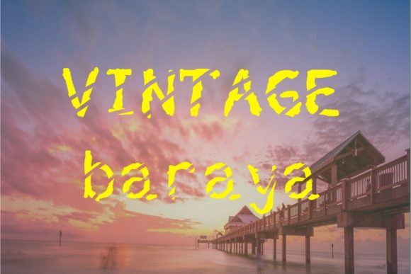 Vintage Baraya Font for Modern Web Design Projects