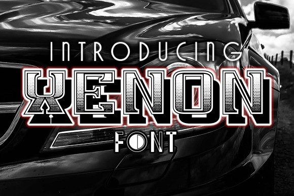 Xenon Display Font for Bold Creative Projects
